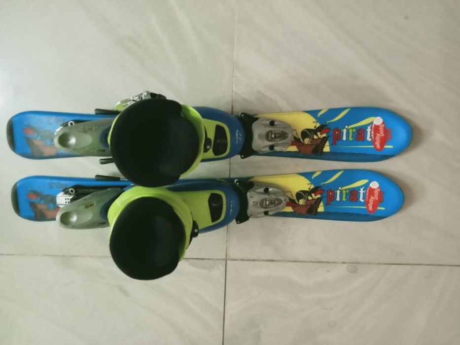 komplet narty dzieciece pirates 70 cm plus buty dalbello 17,5 cm