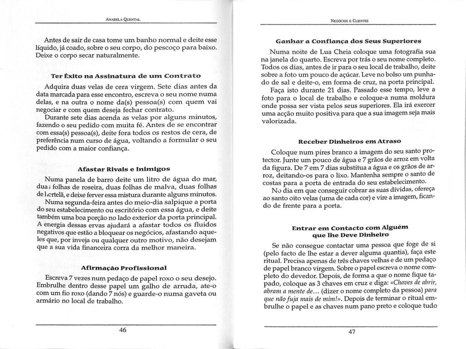 "Negócios e Clientes" de Anabela Quental [Novo]