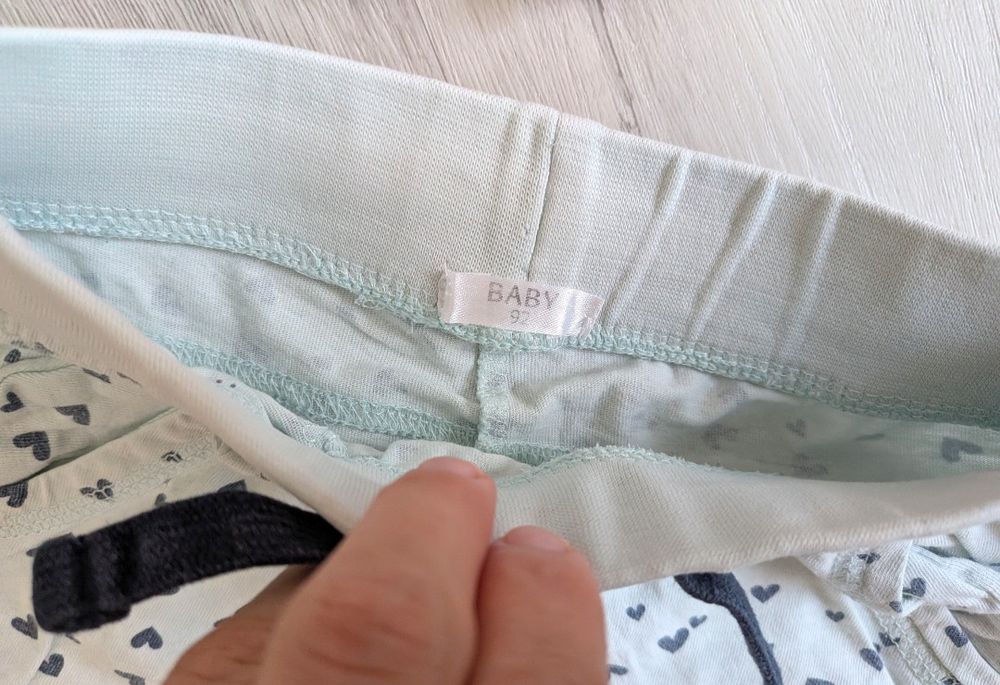 Zestaw krótkich szortów dla dziewczynki r. 92