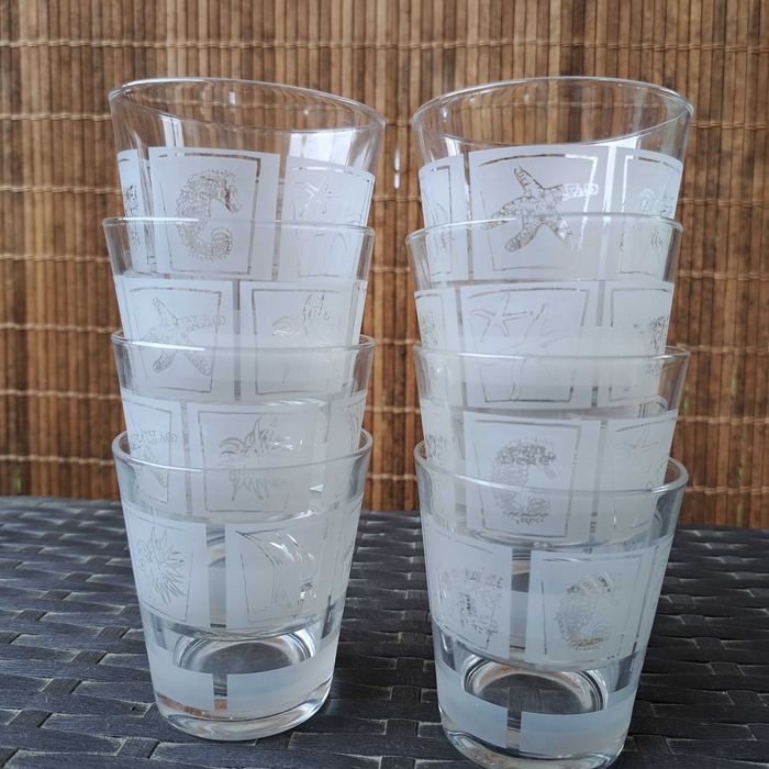 Szklanki do napojów drinków Cafe Prima 8 sztuk NOWE Bardzo ładne