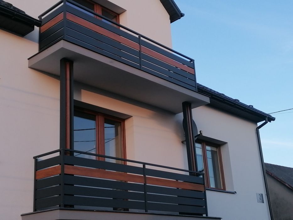 BALUSTRADY Panelowe Aluminiowe