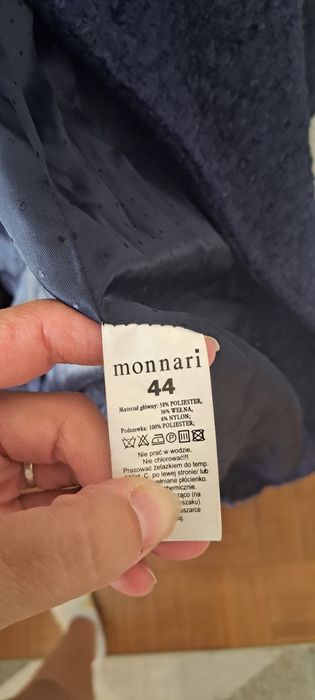 Plaszcz granatowy Monnari 44 XXL
