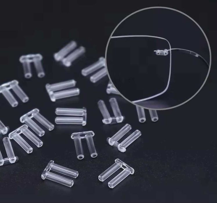 Заглушки, втулки, фурнітура для безрамкових окулярів 1,8 мм/1мм/7 мм
