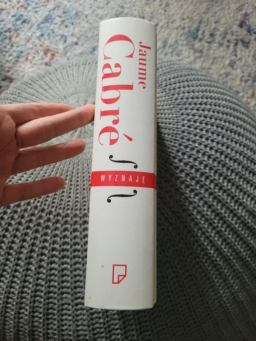 Książka z autografem, Jaume Cabre,  Wyznaję