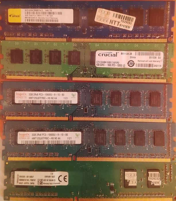 pPamięć RAM DDR3 komputer stacjonarny 4GB 2 sztuki plus gratis 2GB 3 sztuki