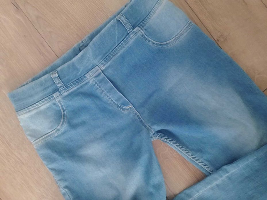 spodnie jeansowe rurki ZENTEX rozciągliwe 38/40 M/L