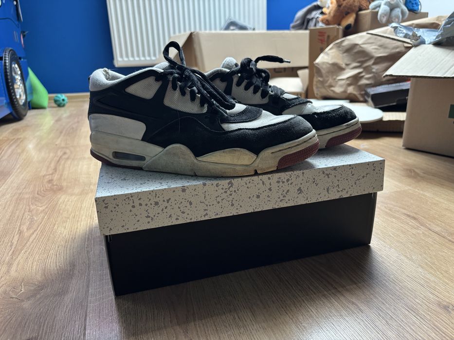 Jordan 4 RM Black White | Retro Y2K Streetwear Sneaks