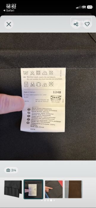 Ikea Flort kieszeń na piloty