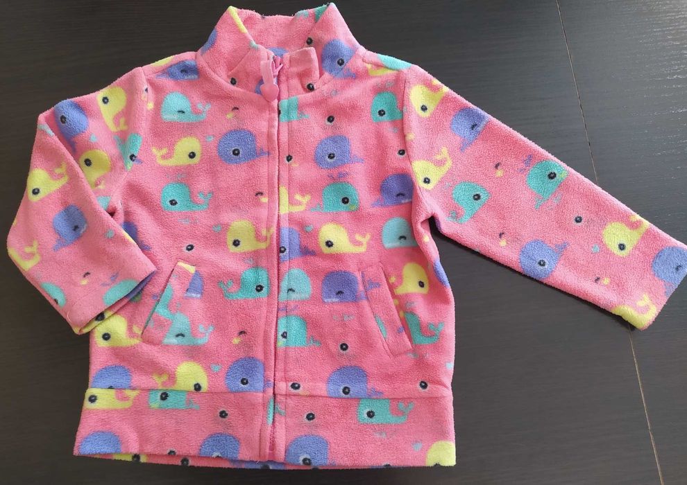 Bluza polarowa dziewczęca rozpinana, na zamek, Reserved r. 74