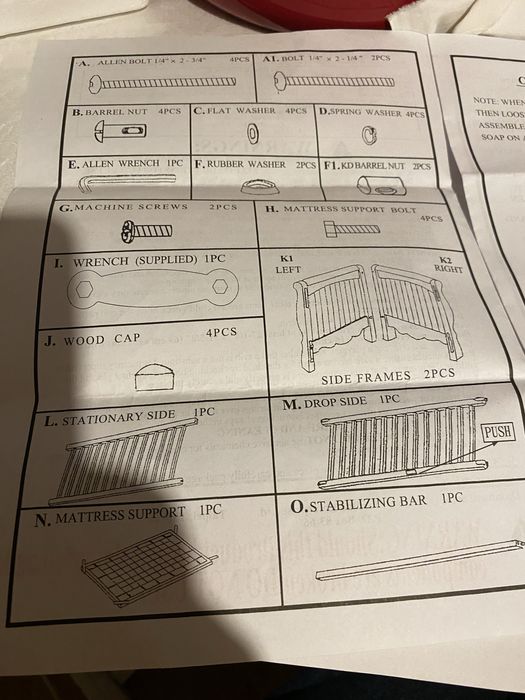 Łòżeczko dziecięce USA