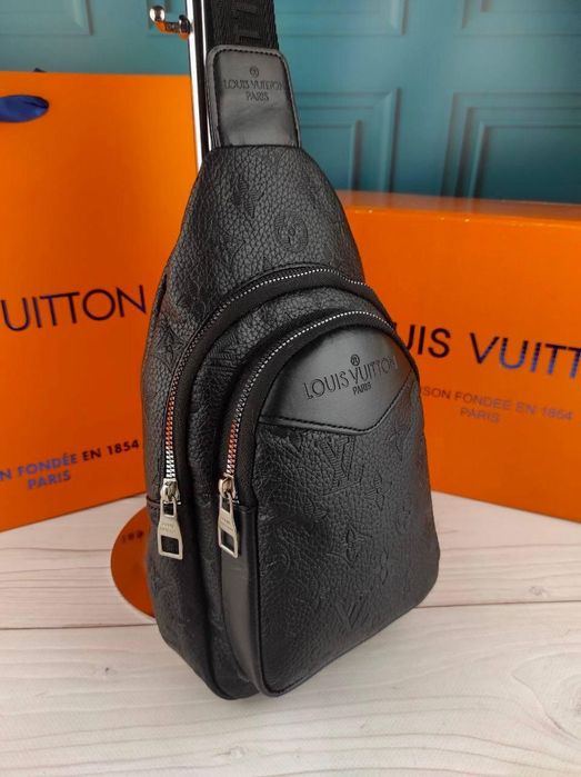 Сумка мужская слинг Louis Vuitton Луи Виттон чоловіча сумка слінг