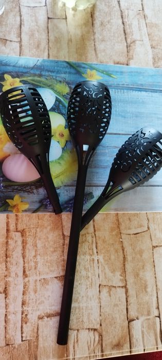 3 sztuki kloszy LED ogrodowych pochodnie