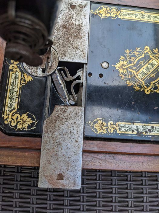 Máquina costura Singer portátil 1905 - item raro, de Colecionador