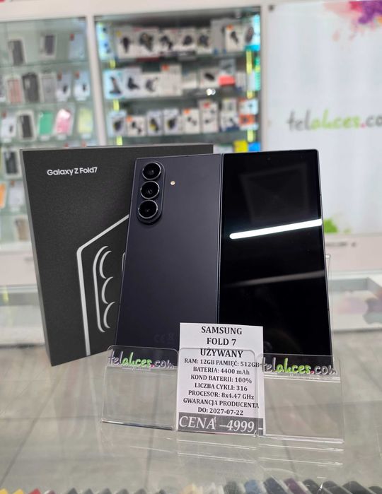 Samsung Z Fold 7 512GB GWARANCJA! Telakces Felicity *Raty 0%