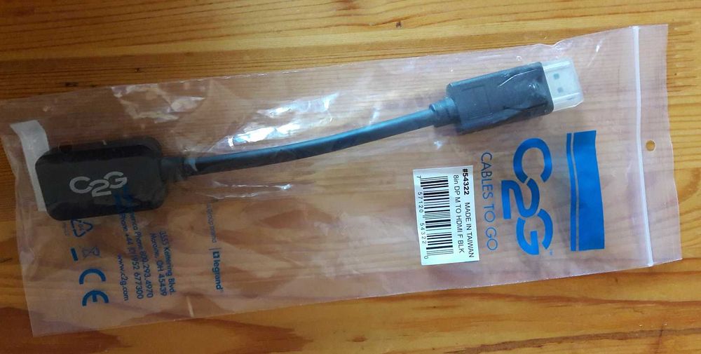 Переходник  DisplayPort   HDMI