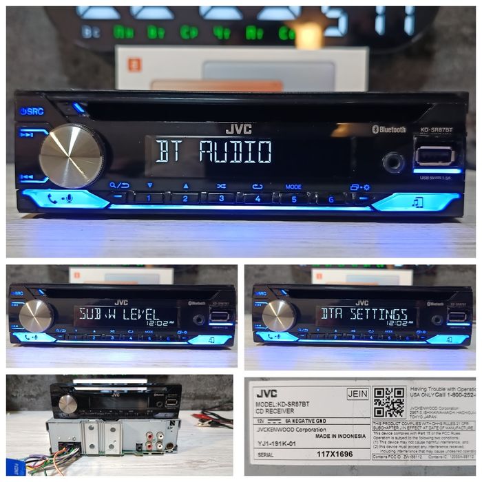 Процесорний JVC kd-bt /Bluetooth