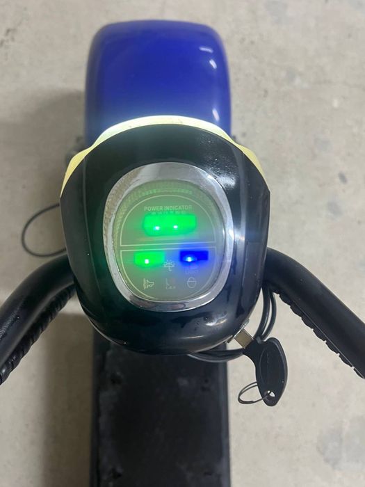 Електроскутер Cityco 1500W, 60V12Ah, Black (r804/1500Bk)