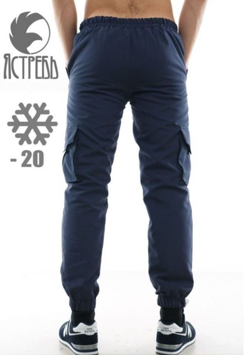 Зимові штани карго на флісі зимние штаны на флисе Ястреб