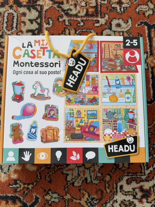 Настільна гра дитячий будинок монтессорі headu