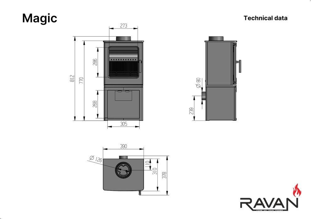 Піч Ravan Megic 10kW