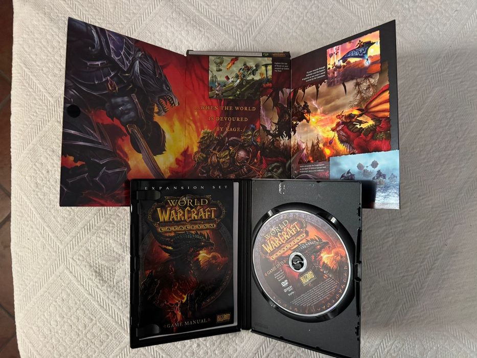 Lote Colecionador World of Warcraft - Inclui Jogo Original SELADO (IGAC 2009)