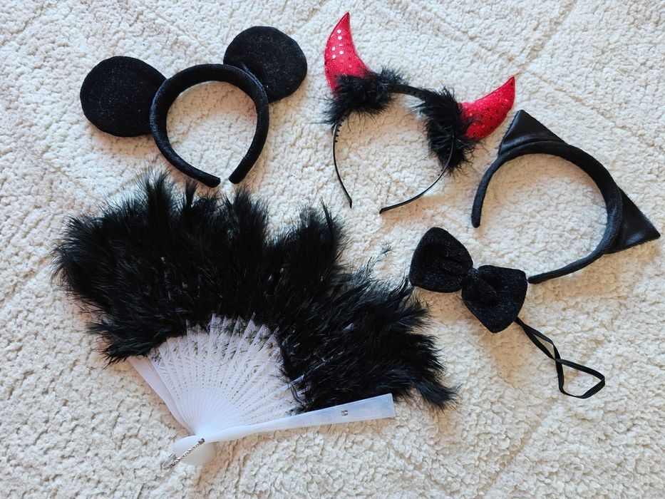 Varios acessórios de Carnaval