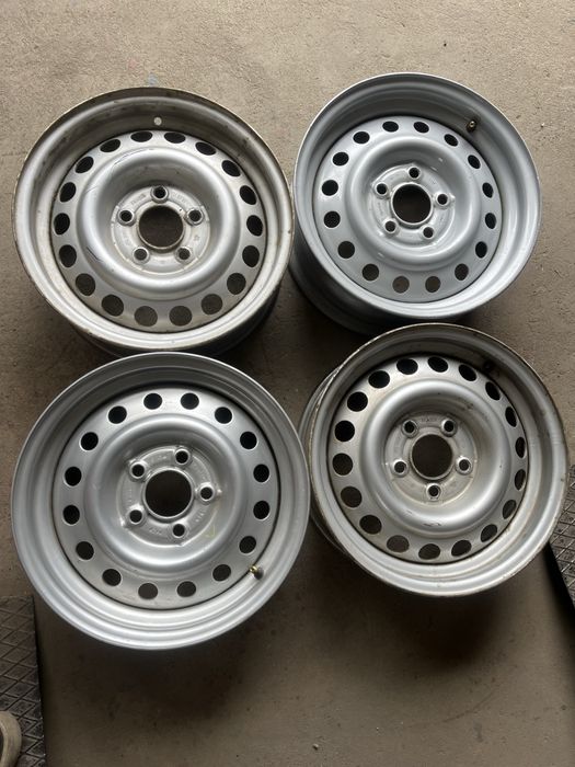 Komplet felg 5x112 przyczepa laweta et30 15”