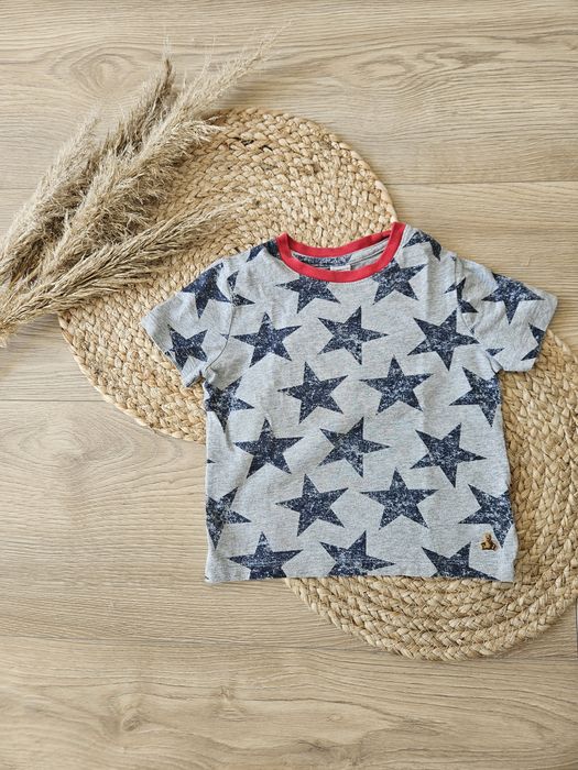 GAP t-shirt letni w gwiazdki r. 100cm