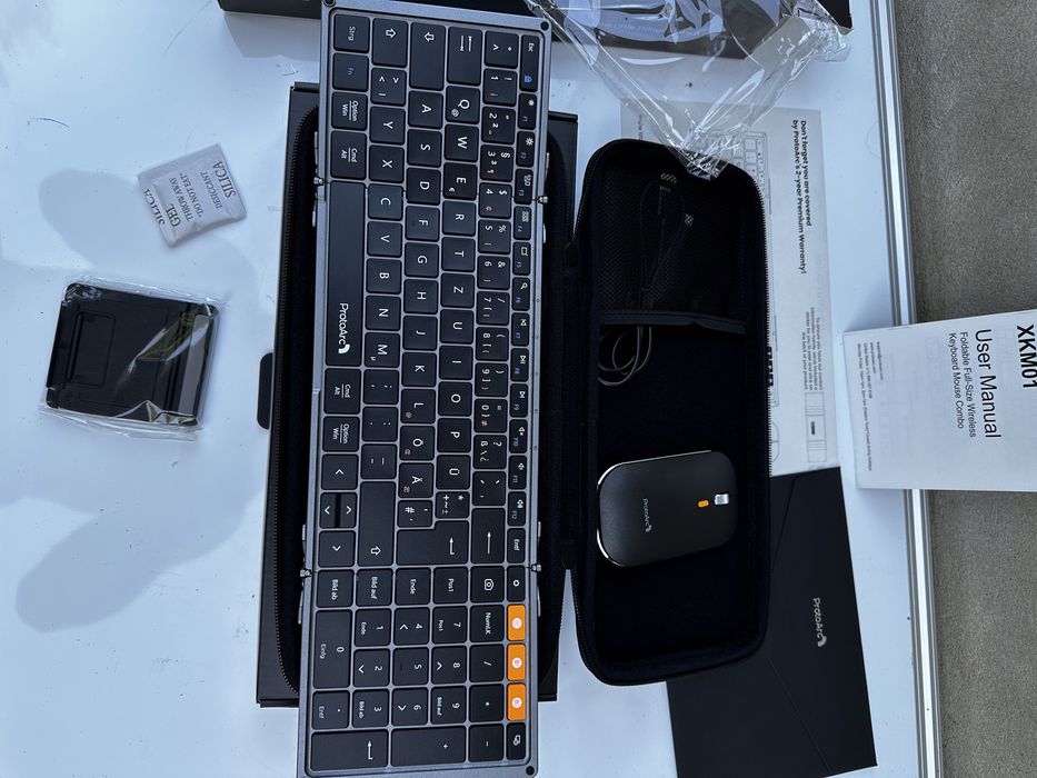 Nowa PROTOARC klawiatura bezprzewodowa Bluetooth iPhone tablet