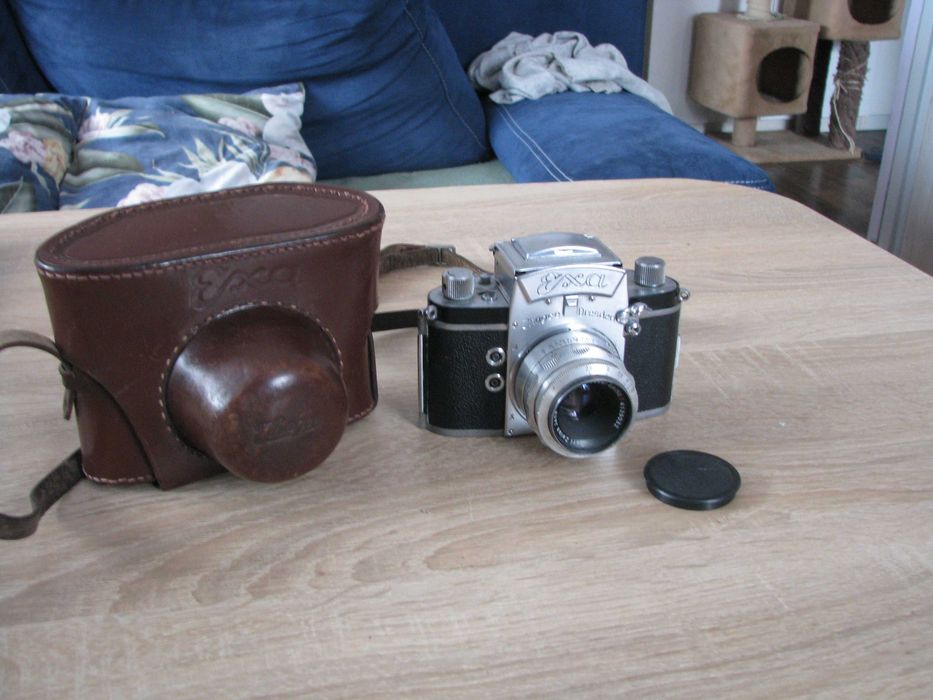 Aparat EXA Ihagee Dresden obiektyw Carl Zeiss
