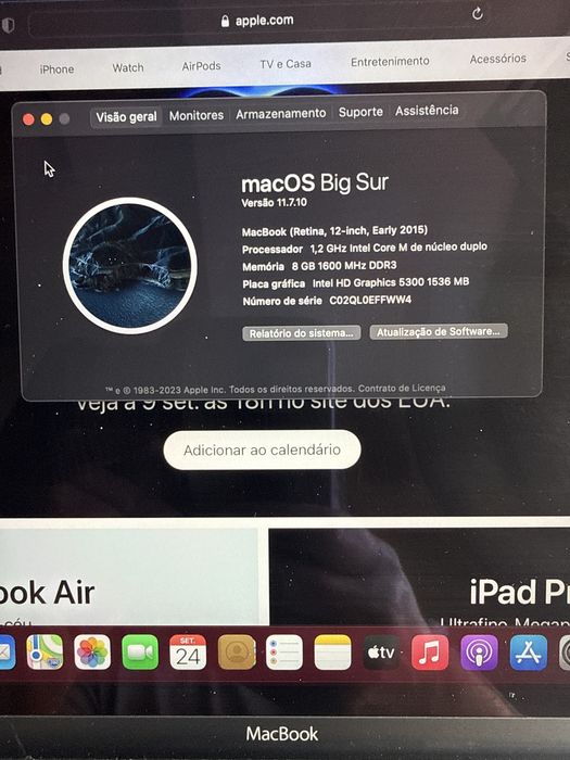 Apple Macbook Air 12, 500GB