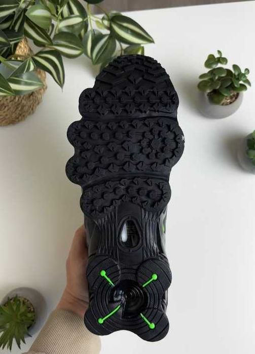 (БЕЗ ПЕРЕДОПЛАТИ)Nike Shox TL Black Termo Green найк чорнозелені термо