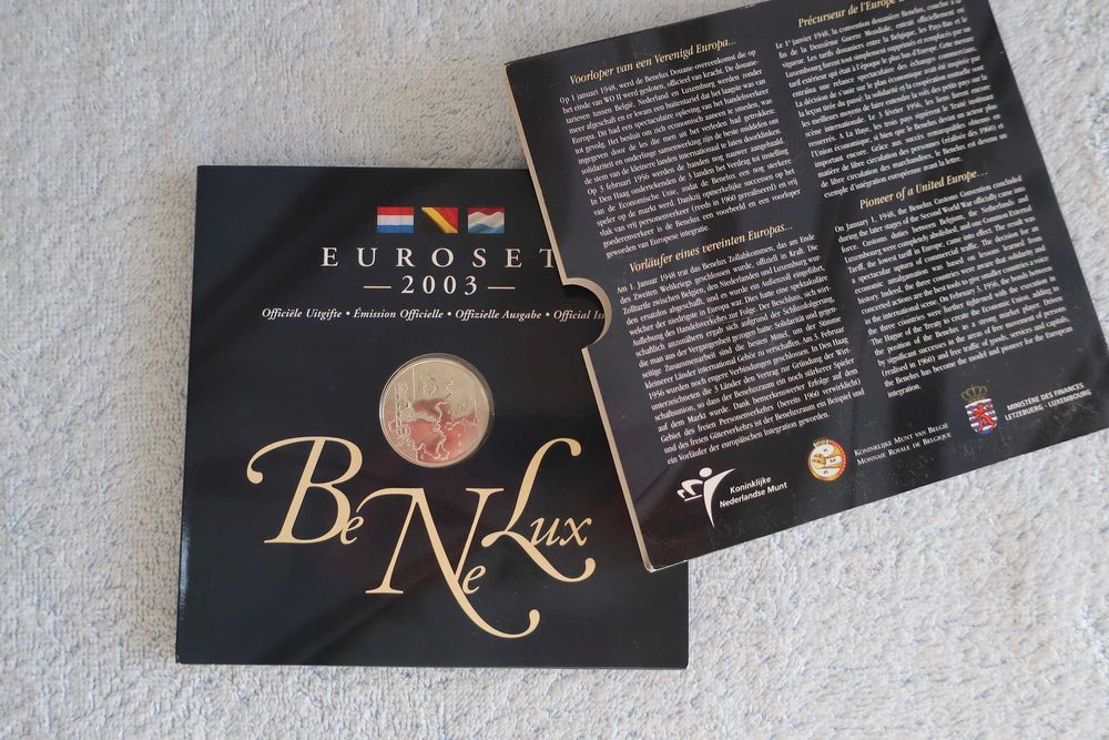 Carteira Moedas EURO Coins - BENELUX 2003