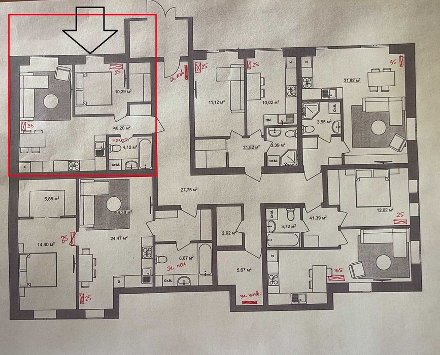 Квартира у новому будинку. р-н Дахнівка.