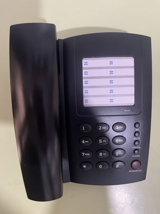 Telefone Fixo novo com caixa
