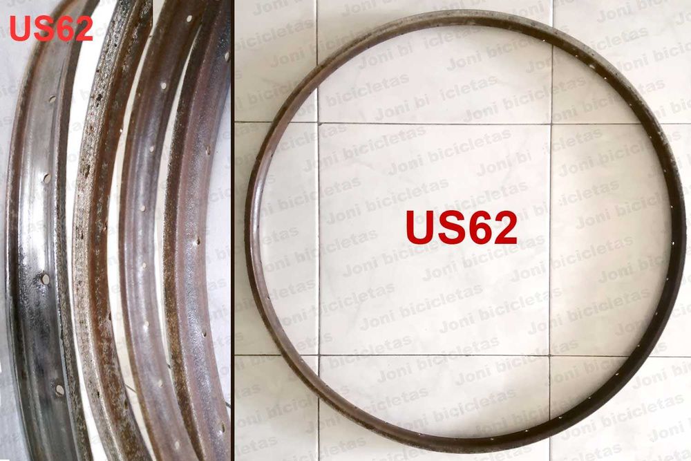 Peças antigas de bicicleta USADAS