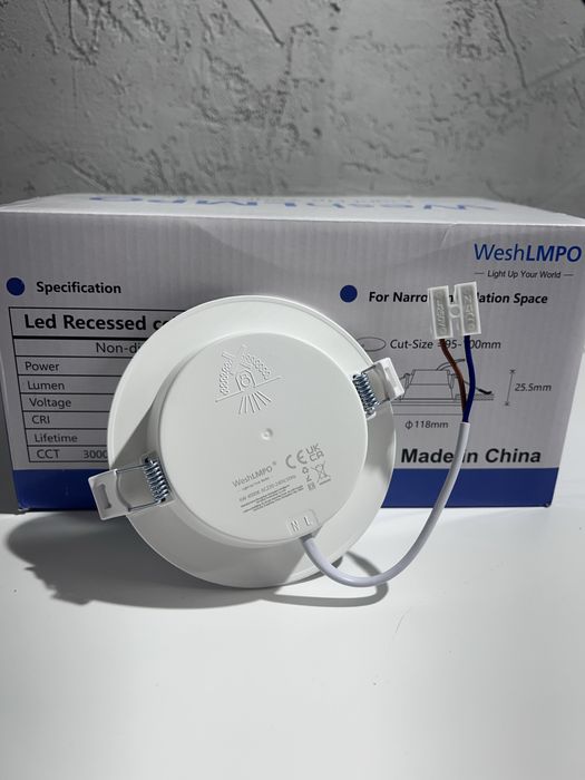 Oczka halogeny sufitowe led 6W zestaw 10 szt.