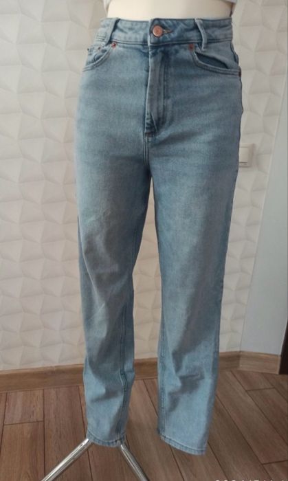 Dwie pary jeansow H&M House mom fit 34/36 XS/S