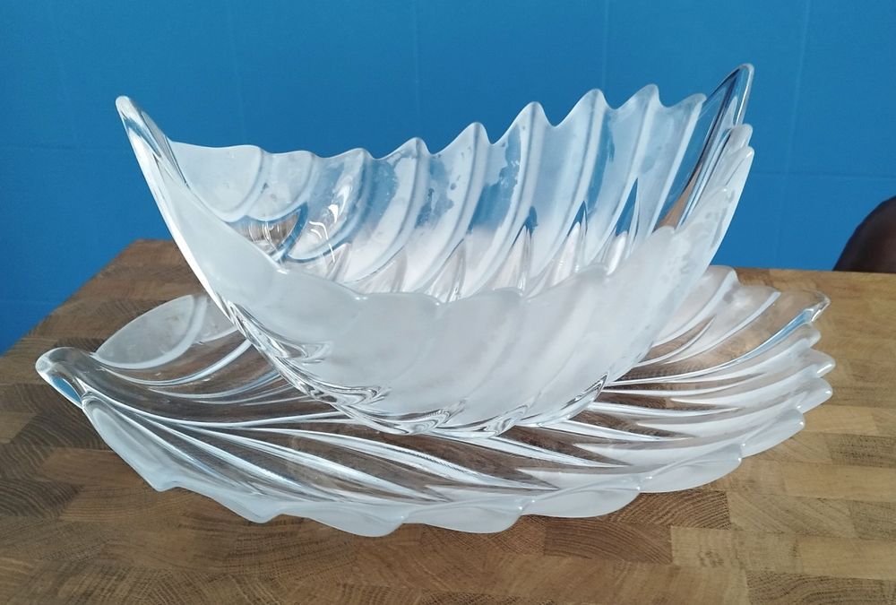 Fruteira com travessa em vidro