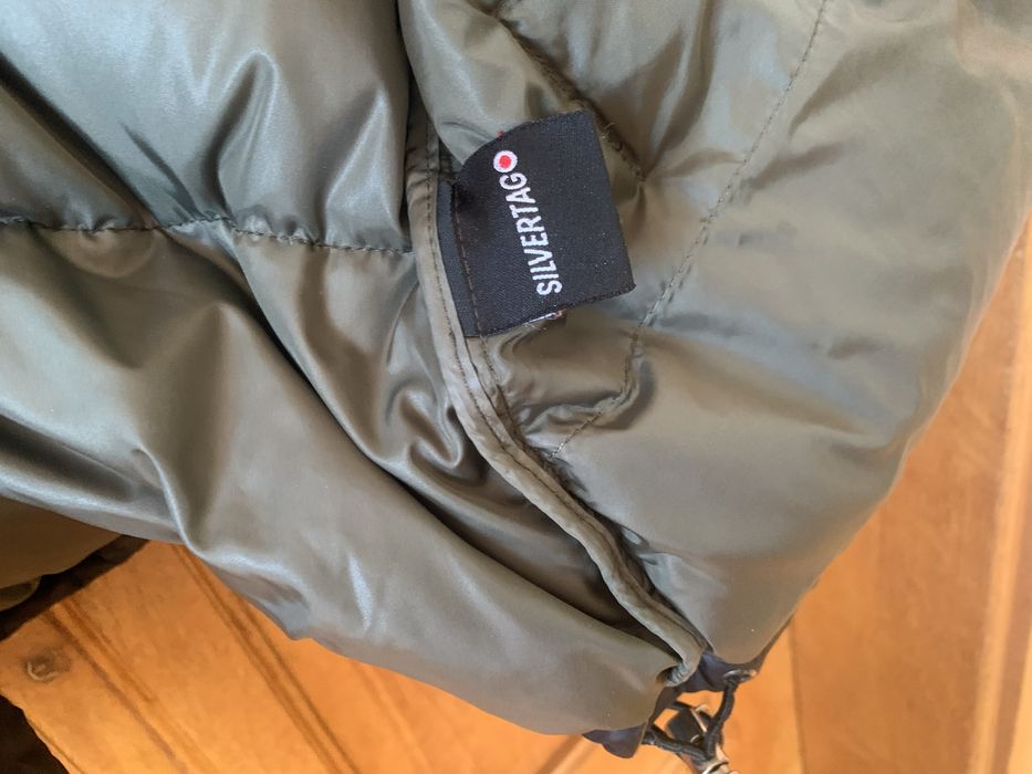 Швейцарський Пуховик Пухова тепла куртка Silvertag-tech