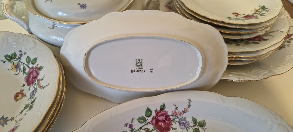 Serwis obiadowy dla 4 osób Wawel  17 elementów