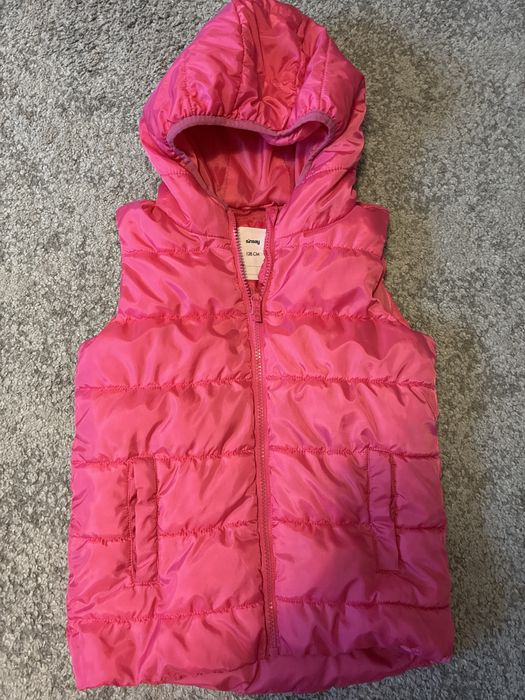 Zestaw kurtka + kamizelka puchowa + softshell 122/128