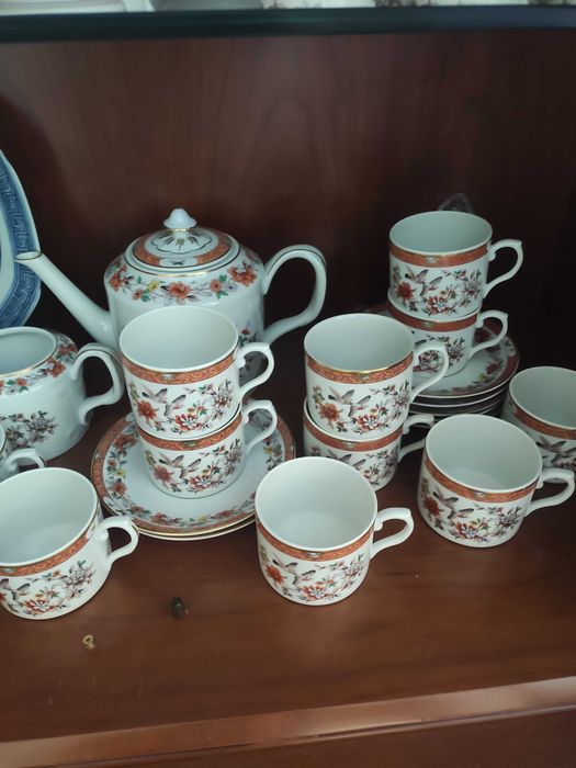 Serviço de chá vista alegre magnólia