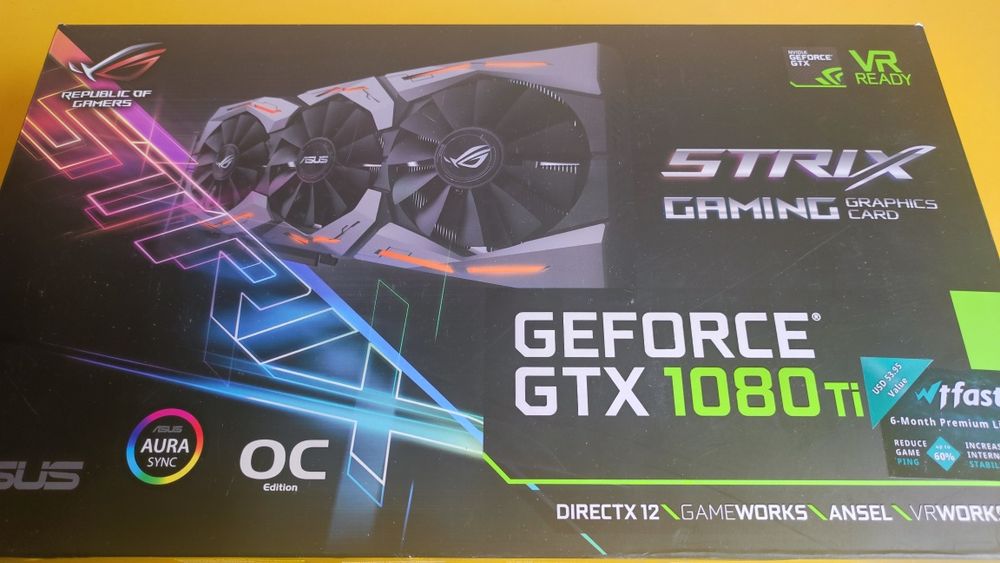1080 ti asus strix - купить комплектующие для ПК - Цена на OLX.ua