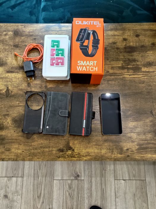 Telefon Oukitel WP200 pro + smartwatch + słuchawka bluetooth