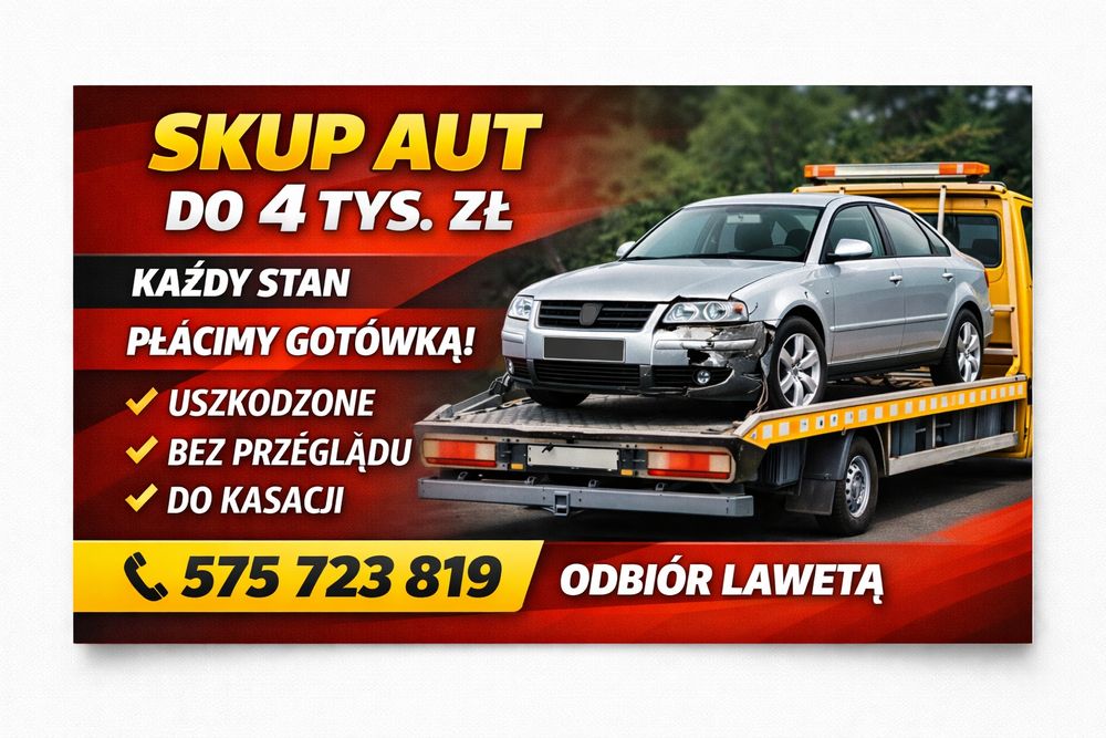 Skup Aut do 4 tyś kazdy stan Brańsk Bielsk Podlaski Hajnówka Siemiatyc