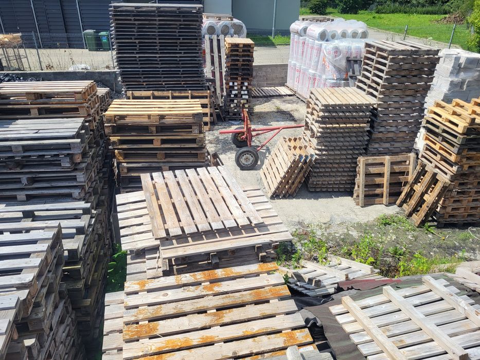 Palety drewniane, europalety, przemysłowe 120x80, 100x80