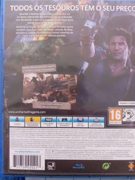 Jogo uncharted 4 (o fim do ladrao)