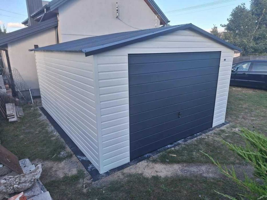 PROMOCJA! Garaż Premium 3x5 drewnopodobny, schowek, magazyn