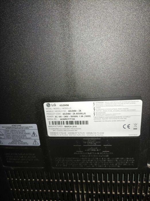 Telewizor lg 42 cale